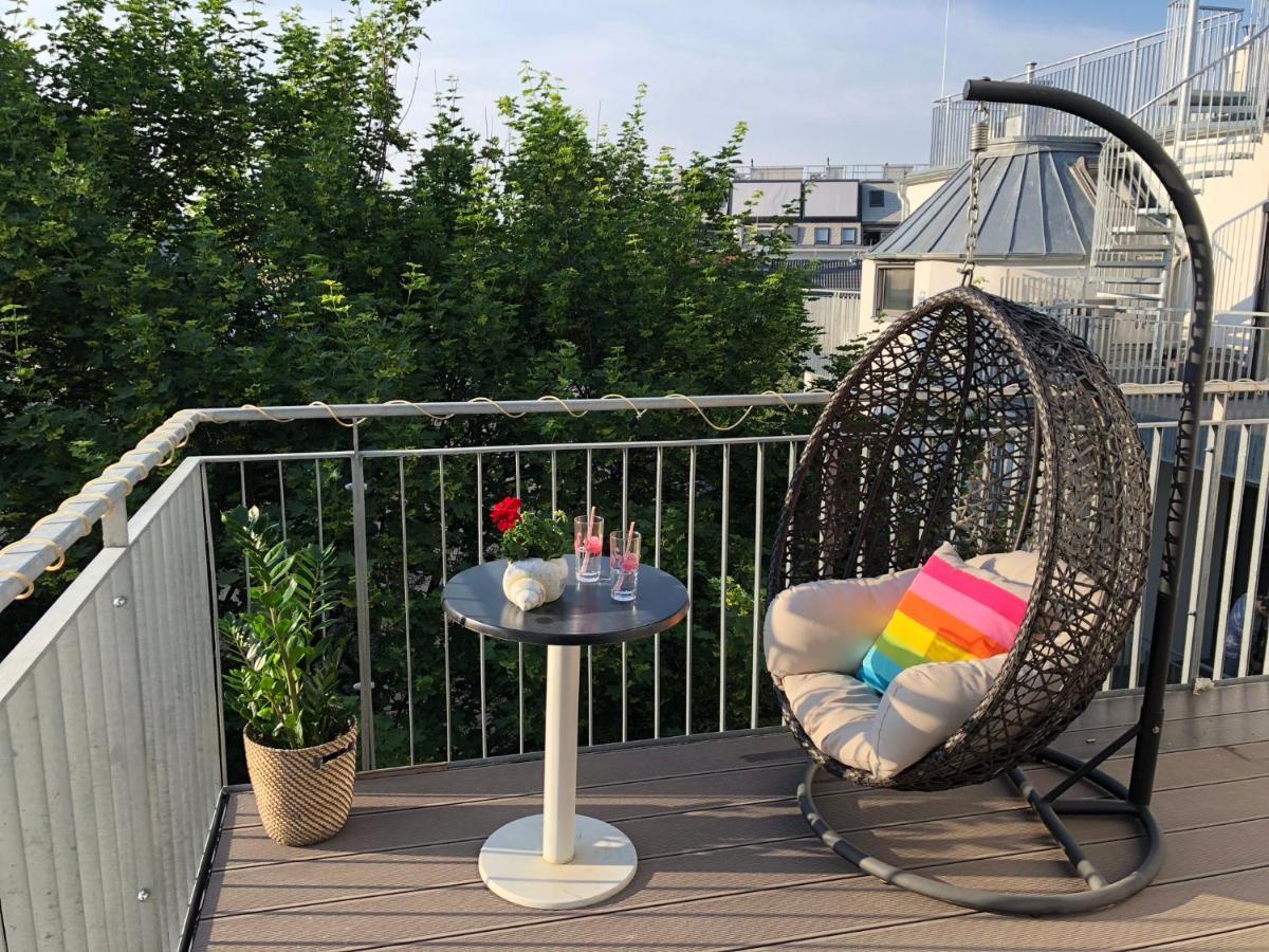 Stylish Rooms, Sunny Terrace In Vienna City Center Bagian luar foto